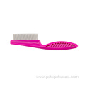 Cleaning Pink Handle Stainless Flea Pet Grooming Comb